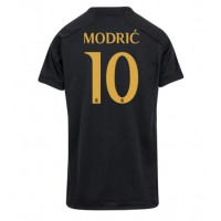Fotballdrakt Dame Real Madrid Luka Modric #10 Tredjedrakt 2023-24 Kortermet